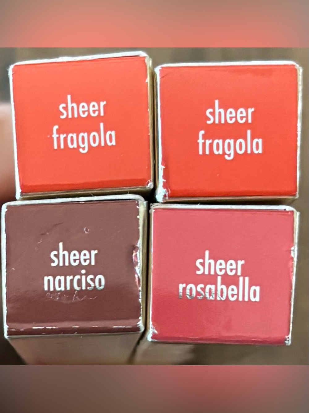 Bundle of 4 Stila Stay All Day Sheer Liquid Lipsticks